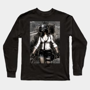 Pubg girl Long Sleeve T-Shirt